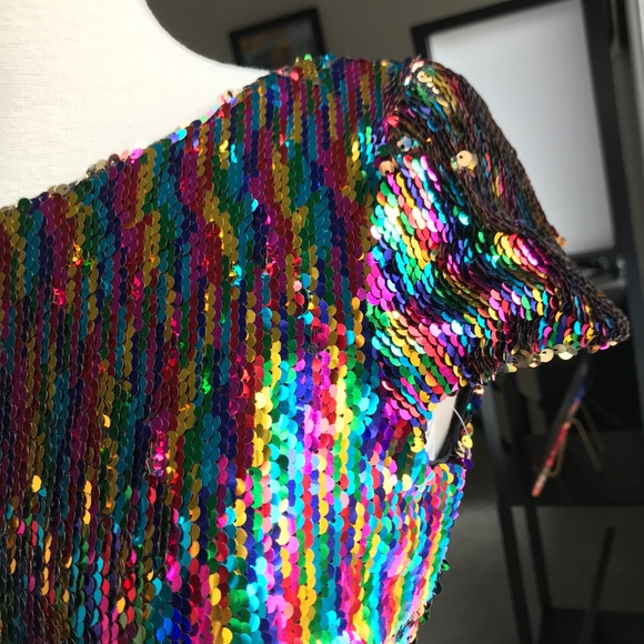 NWT Dress the Population Tabitha Sequin Dress - Picture 6 of 8